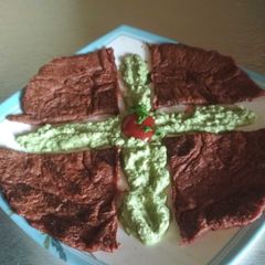 A picture of Beetroot uttapa.