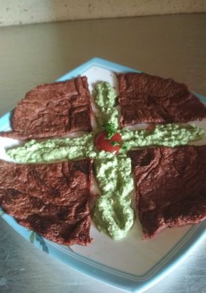 A picture of Beetroot uttapa.