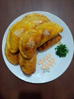 عکسی از دستور پیراشکی گوشت