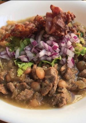A picture of Carne en su jugo, my Tapatío recipe.