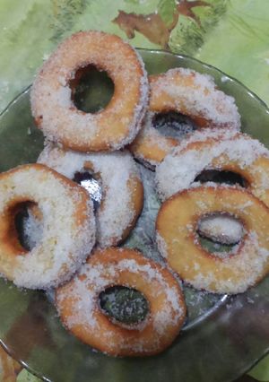 Una foto de Donas de jugo de naranja
