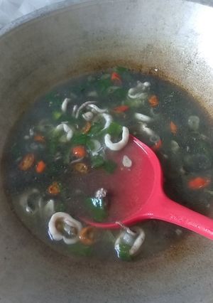 Foto resep Cumi tinta super pedas (no amis)