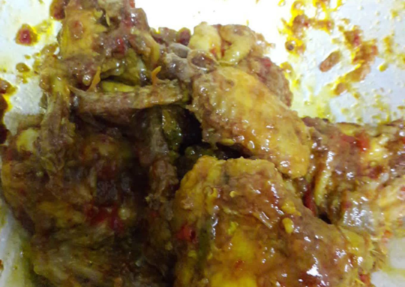 Balado ayam kampung