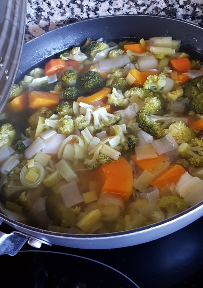 Una foto de Sopa verduras