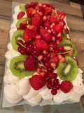 Pavlova Yule Log Style!