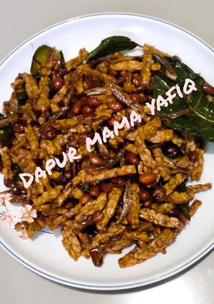 Foto resep Orek tempe+kacang tanah+ikan teri