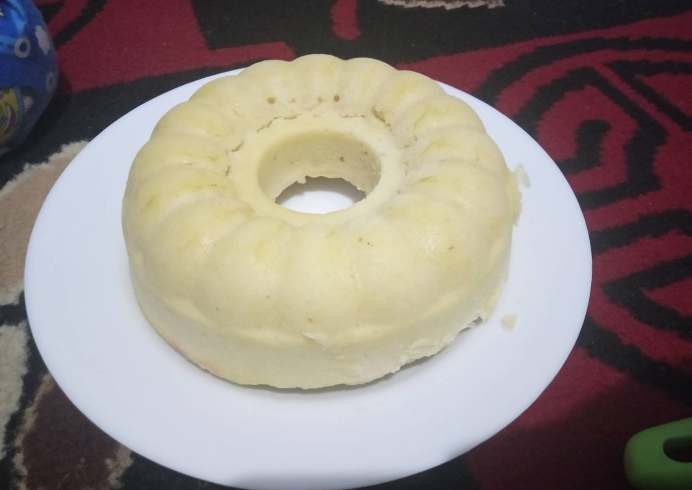 Bolu keju kukus no mixser 1 butir telur