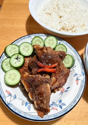 Hình của món Sườn Non Ram.