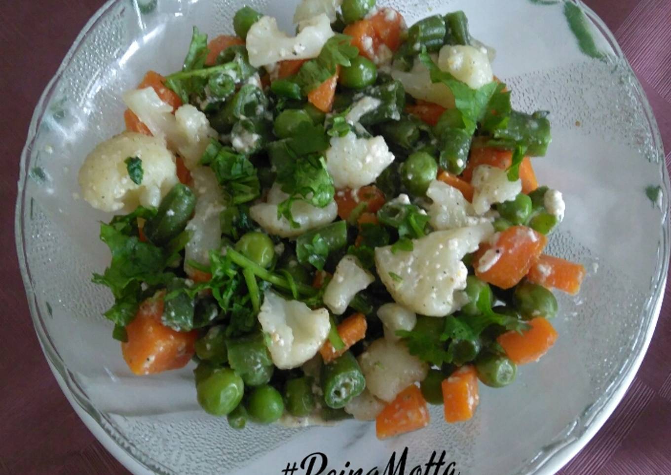 Boiled mix vegetables