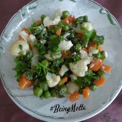 A picture of Boiled mix vegetables.