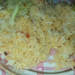 A picture of Rice Rissotto with cabbage.