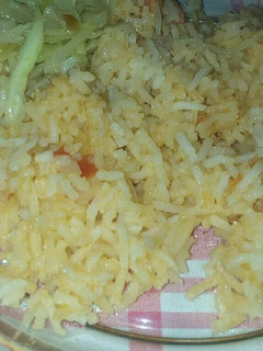 A picture of Rice Rissotto with cabbage.