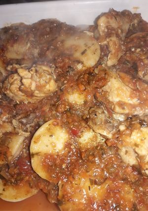 Una foto de Sorrentinos con Tuco y Alitas de pollo