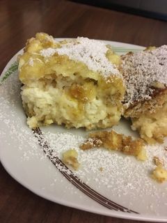 Szórt túrós rétes recept fotója