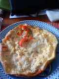 Tortilla de verduras asadas