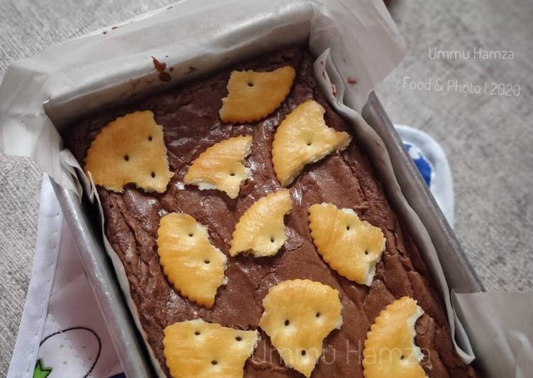 Brownies putih telur Gluten free