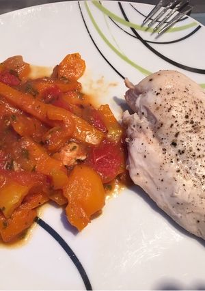 Une photo de Sauce poivrons tomates