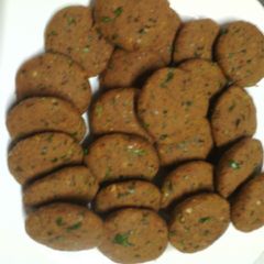 A picture of Mutton Shikampuri kebabs.