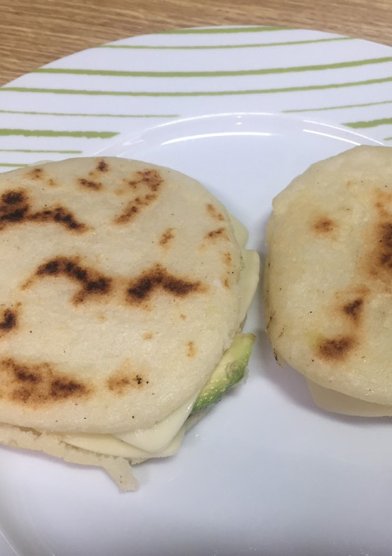 Una foto de Arepas