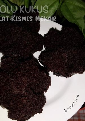Foto resep Bolu kukus coklat kismis mekar(brownies mekar)