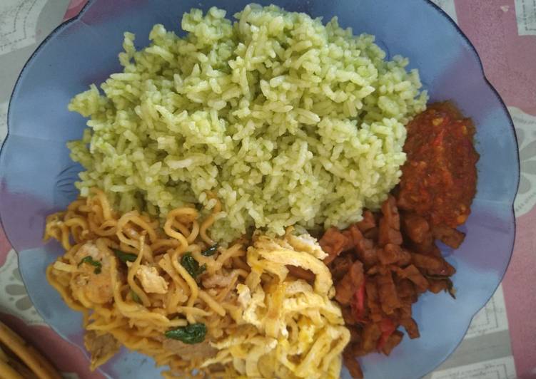 Resep Nasi Uduk Hijau Ricecooker Anti Gagal