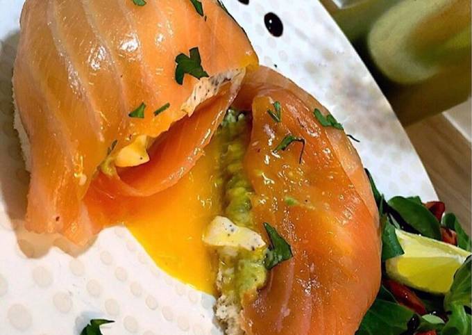 Dôme surprise de Saumon & guacamole et son œuf caché