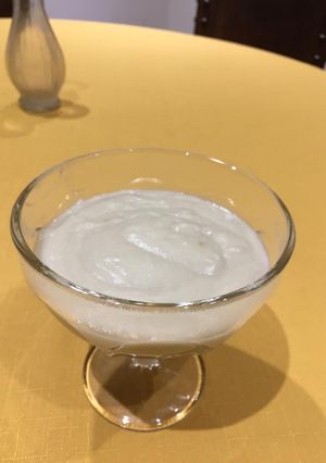Una foto de Postre de vainilla sin TACC