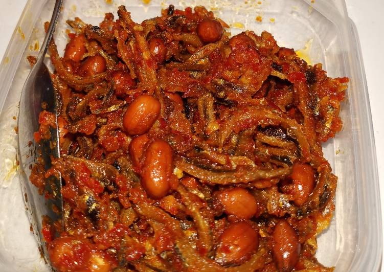 Bahan Teri kacang balado | Langkah Membuat Teri kacang balado Yang Enak Banget
