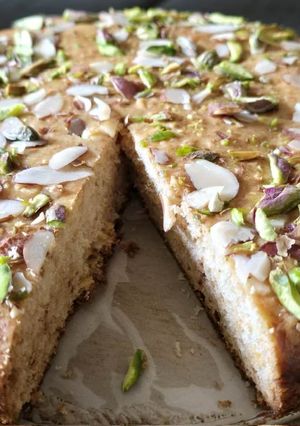 A picture of Khoya cake.