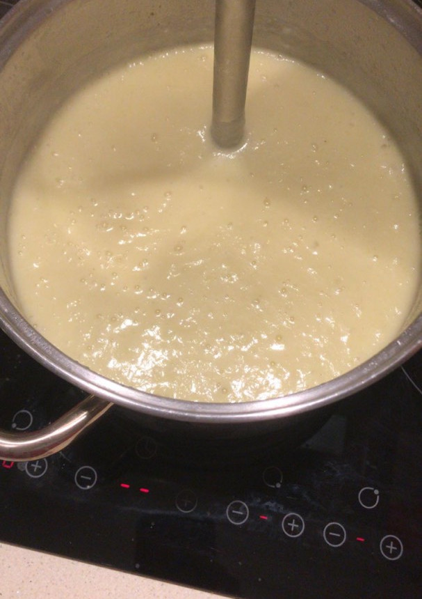 Una foto de Crema de calabacín