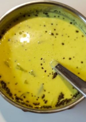 A picture of Chutney Chayote buttermilk kuzhambu.