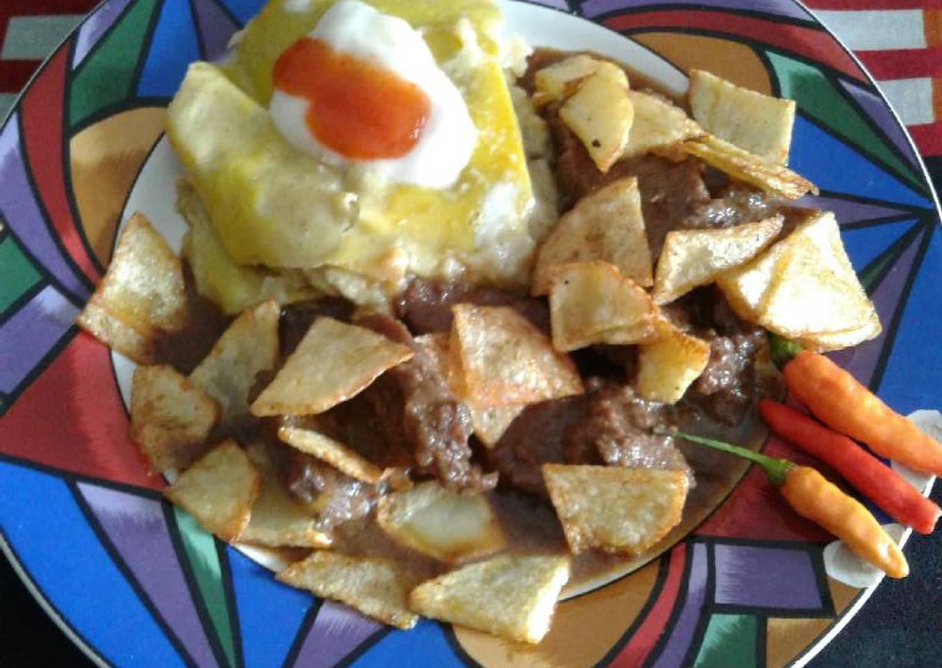 Bistik kilat kentang oven