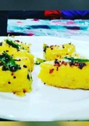 A picture of Besan Dhokla🍱.