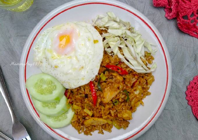 Recipe: Delicious Nasi Goreng Pedas Otak Otak