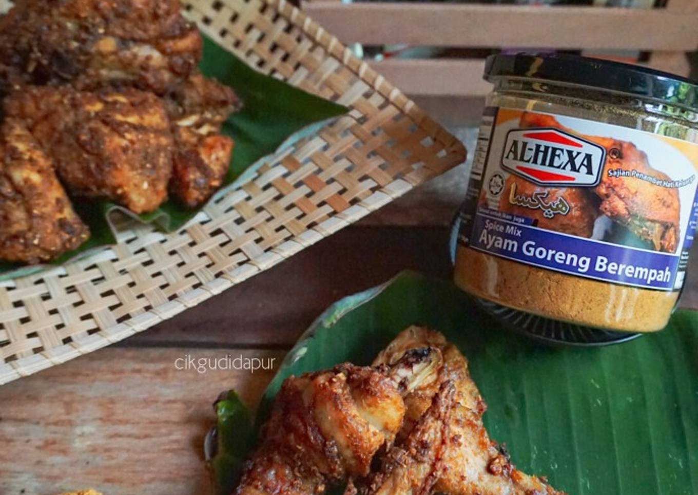 Ayam heksa goreng berempah