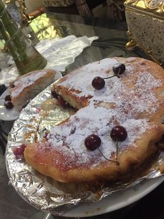 صورة لوصفة فطيرة الكرز الشهيه