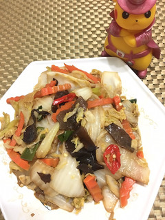白菜炒木耳 的食譜成品照片