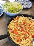 Pasta with Cherry Tomato Date Sauce