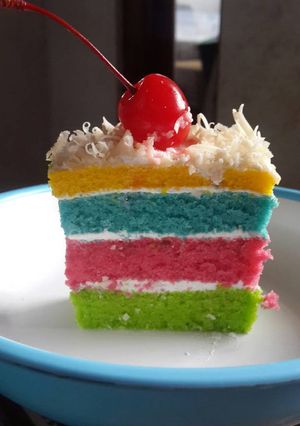 Foto resep Rainbow Cake