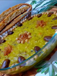 عکسی از دستور آش قلقل شوشتر ویژه ماه رمضان 😋😍