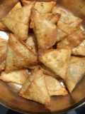 Mint flavour chana dal mini patti samosa