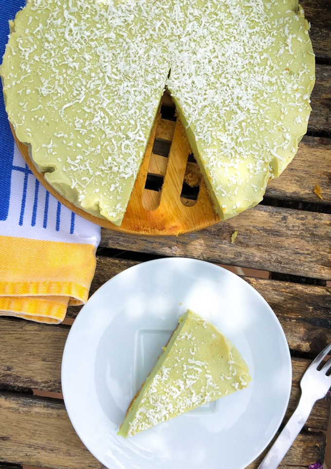 Una foto de Cheesecake de aguacate sin azúcar 🥑