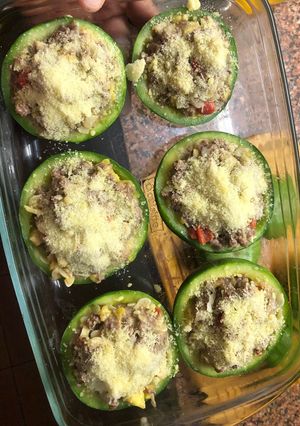 Una foto de Zapallitos rellenos