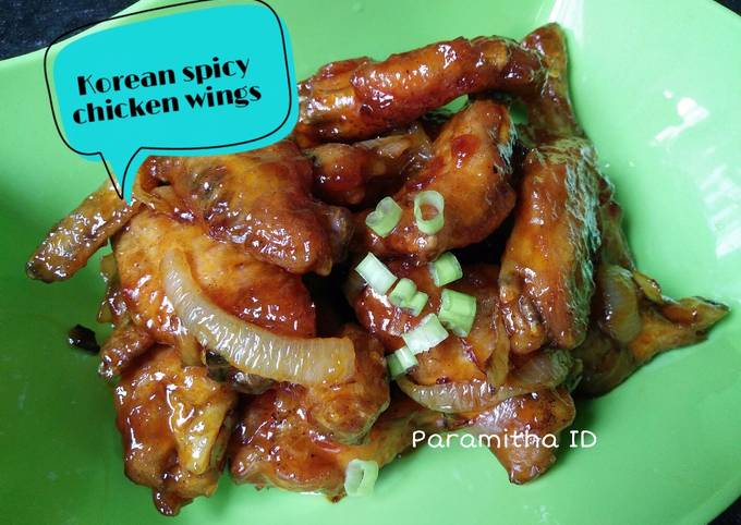 Cara Memasak Korean spicy chicken wings Ekonomis Untuk Jualan