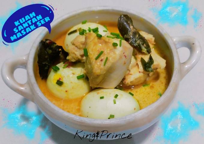 Ternyata begini lho! Cara  memasak Kuah santan masak ser (khas Situbondo) yang lezat