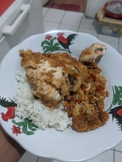 Foto resep Ayam Geprek Matah