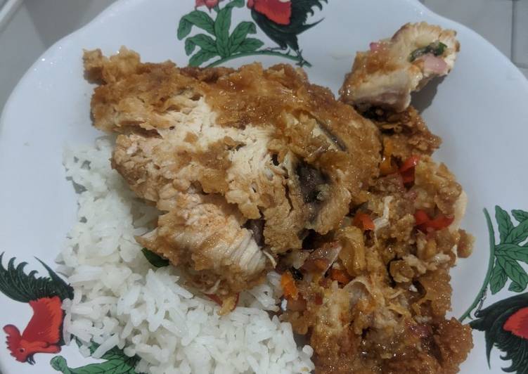 Resep Ayam Geprek Matah | Bahan Membuat Ayam Geprek Matah Yang Lezat Sekali