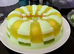 Foto resep Puding Domino Melon Markisa