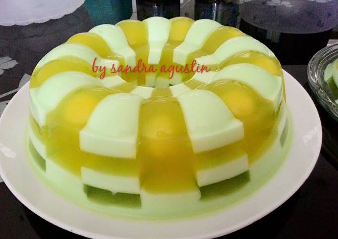 Puding Domino Melon Markisa
