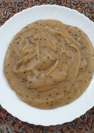 عکسی از دستور حلوای تخم شاهی